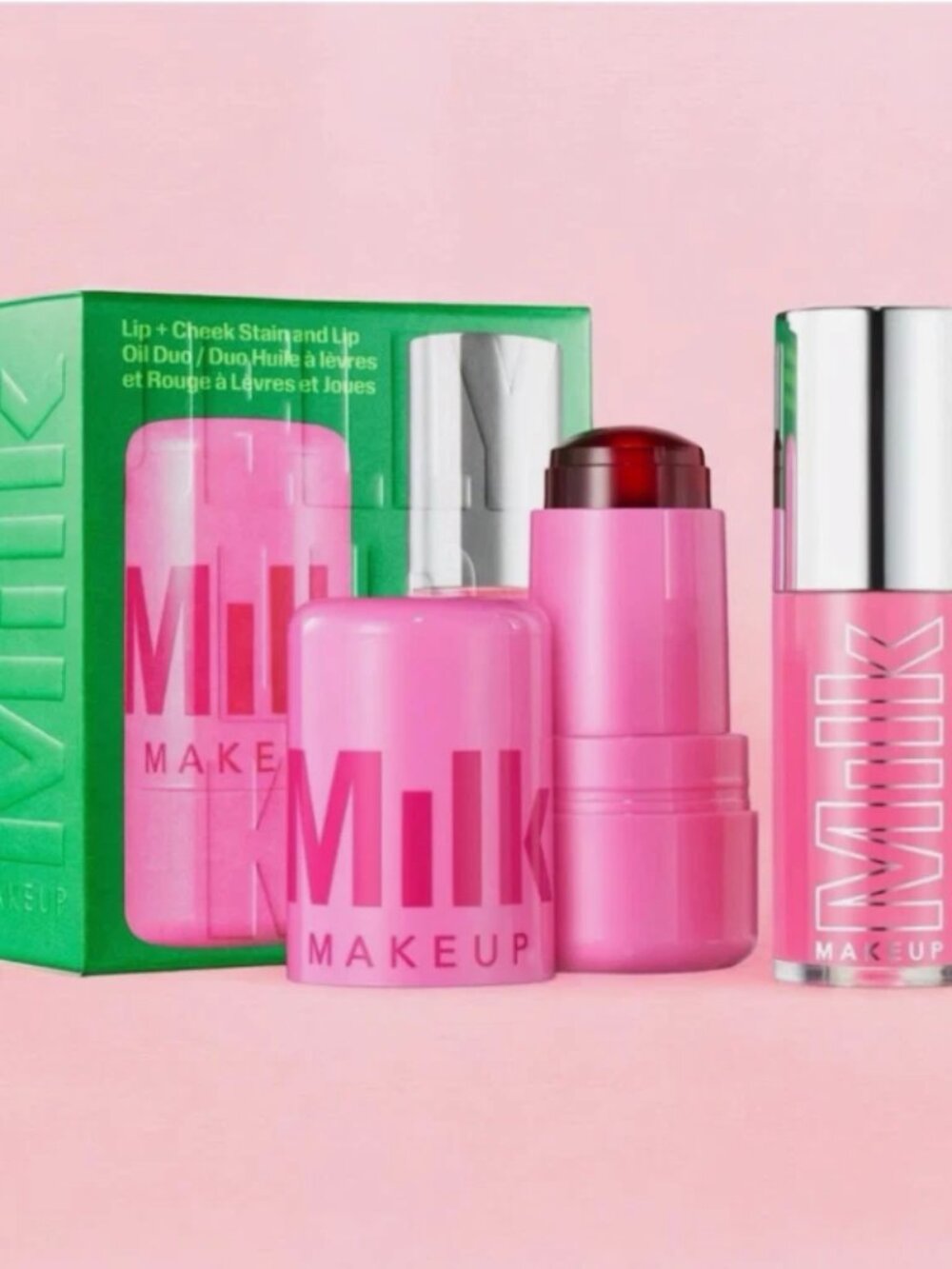 New MILK MAKEUP Cooling Water Jelly Tint Lip + Cheek Blush Stain & KUSH Lip Oil